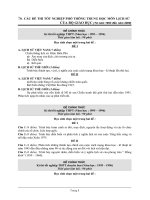 Tài liệu de thi tTNTHPT 1993- 2009