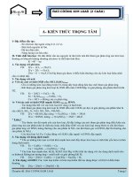 Bài soạn CHUYEN DE: DAI CUONG KIM LOAI