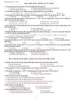 Tài liệu trắc nghiệm lý 11 (Hot)