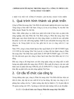 CHÍNH SÁCH TÍN DỤNG THƯƠNG MẠI CỦA  CÔNG TY PHÂN LÂN NUNG CHẢY VĂN ĐIỂN