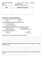 Gián án bộ đề thi lớp 5 các môn