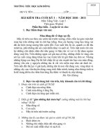 Tài liệu ĐỀ THI ĐỌC HIỂU CUỐI KỲ 1- 2010/2011