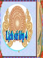 Bài giảng lich su lop 4