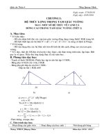 Bài giảng GIÁO ÁN HÌNH 8 CHUẨN 2010