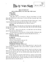 Bài soạn Giáo án địa lí 9 Sửa theo chuẩn KTKN tập 1