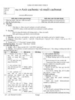 Tài liệu GIAO AN HKII HOA 9