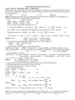 Bài giảng Trao đổi về 2 bài toán trong đề thi hóa 2010