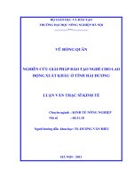 Luận văn giải pháp nâng cao chất lượng cán bộ cấp xã tại huyện đông anh  thành phố hà nội 