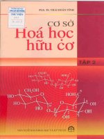 Cơ sở hóa học hữu cơ tập 2 - Thái Doãn Tĩnh