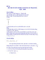 Tài liệu TSĐH De 14