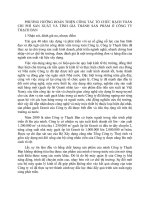 PHƯƠNG HƯỚNG HOÀN THIỆN CÔNG TÁC TỔ CHỨC HẠCH TOÁN CHI PHÍ SẢN XUẤT VÀ TÍNH GIÁ THÀNH SẢN PHẨM Ở CÔNG TY THẠCH BÀN