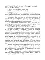 CƠ SỞ LÝ LUẬN TỔ CHỨC KẾ TOÁN QUẢN TRỊ QUÁ TRÌNH TIÊU THỤ VÀ KẾT QUẢ TIÊU THỤ