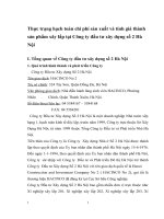 Thực trạng hạch toán chi phí sản xuất và tính giá thành sản phẩm xây lắp tại Công ty đầu tư xây dựng số 2 Hà Nội