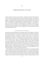 Independent Africa, 1950–1980