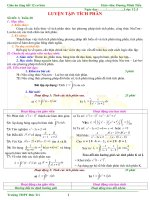 Tài liệu Luyện tập: Tích Phân