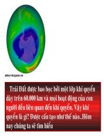 Bài soạn Lớp Vỏ  Khí