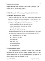 THỰC TẾ CÔNG TÁC KẾ TOÁN NGUYÊN VẬT LIỆU TẠI CÔNG TY CỔ PHẦN THẠCH BÀN