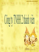Công ty hữu hạn trách nhiệm 2 thành viên 
