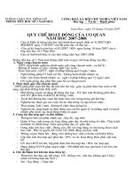 Tài liệu Quy che truong hoc