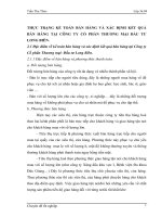 THỰC TRẠNG KẾ TOÁN BÁN HÀNG VÀ XÁC ĐỊNH KẾT QUẢ BÁN HÀNG TẠI CÔNG TY CỔ PHẦN THƯƠNG MẠI ĐẦU TƯ LONG BIÊN