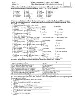 Gián án Khao sat Dt Anh 9