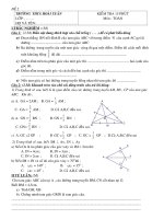 Bài soạn bài kiểm tra quan trọng của HK II