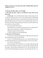 NHỮNG VẤN ĐỀ LÝ LUẬN LIÊN QUAN ĐẾN TSCĐHH TRONG DOANH NGHIỆP SẢN XUẤT