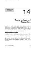 Chapter-14-Tapes backups and floppy disks