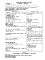 Bài soạn GIÁO ÁN TUẦN 15 LỚP 4