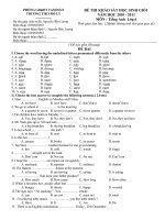 Tài liệu HSG Anh 6