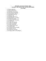 Tài liệu 21 kĩ năng sống giáo dục phổ thông