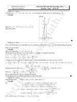 LỜI GIẢI ĐỀ THI TOÁN 2011 - ĐỀ SỐ 7