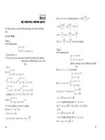 Hệ phương trình khác - Phạm Thành Luân