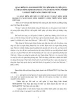 Quan điểm và giải pháp tiếp tục đổi mới cơ chế quản lý hoạt động kinh doanh của Ngân hàng Nông nghiệp