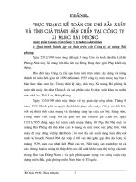 Thực trạng  hạch toán chi phí sản xuất và tính giá thành của sản phẩm tại công ty xi măng Hải Phòng.