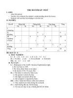 Gián án Đáp án kt lần 2 45p