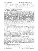 một số giải  pháp  và  kiến  nghị  nhằm mở rộngvà phát triển hoạt động t2kdtm tại NHNo& PTNN huyện Kim Thành tỉnh Hải Dơương.