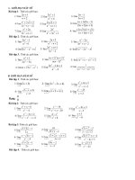 Gián án tìm giới hạn hàm số