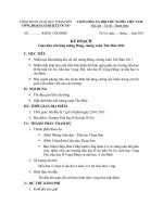 Bài giảng KẾ HOẠCH GIAO HỮU CẦU LÔNG MỪNG XUÂN