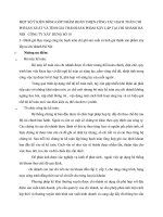 MỘT SỐ Ý KIẾN ĐÓNG GÓP NHẰM HOÀN THIỆN CÔNG TÁC HẠCH TOÁN CHI PHÍ SẢN XUẤT VÀ TÍNH GIÁ THÀNH SẢN PHẨM XÂY LẮP TẠI CHI NHÁNH HÀ NỘI   CÔNG TY XÂY DỰNG SỐ 18