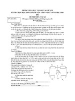 Bài giảng DE THI HSG LY 9 HOT