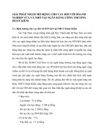 GIẢI PHÁP NHẰM MỞ RỘNG CHO VAY ĐỐI VỚI DOANH NGHIỆP VỪA VÀ NHỎ TẠI NGÂN HÀNG CÔNG THƯƠNG HOÀN KIẾM