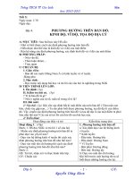 Giáo an Địa li 6 (2010-2011)