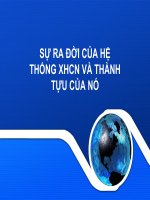 [Slide thuyết trình]sự RA đời của hệ THỐNG XHCN và THÀNH tựu của nó 