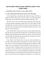 LỊCH SỬ HÌNH THÀNH VÀ PHÁT TRIỂN CỦA CÔNG TY MAY CHIẾN THẮNG