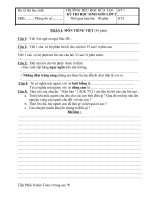 Bài soạn Đề thi HSG2 TV và Toán 2009-2010