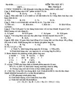 Tài liệu de kt học kỳ I lop8 4