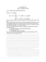 de thi hoc ki 1 lop 11