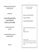 A study of pre sequences in announcements in english versus vietnamese 