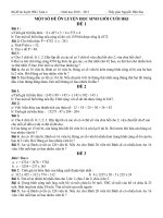Bài soạn Một số đề luyện thi HSG cuối HKI